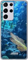 6F hoesje - geschikt voor Samsung Galaxy S21 Ultra -  Transparant TPU Case - Coral Reef #ffffff