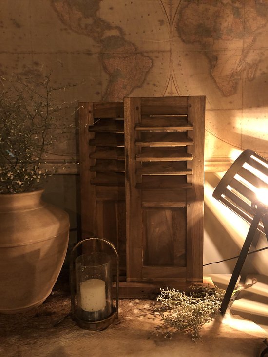 Houten standaard voor sensorische lichtbak