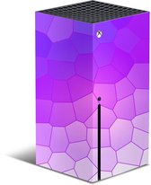 XBOX Series X Console Skin Cells Paars Sticker