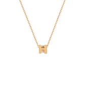 Orelia letter ketting - met letter H- goudkleurig - verstelbaar