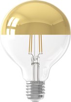 Calex - LED - Kopspiegellamp - Globe Goud - 4W - (27W) - E27 280 lumen 2300K - 140x95mm - Dimbaar