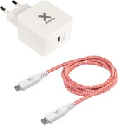 Xtorm AC Adapter USB-C + USB-C kabel Power Delivery - 18 Watt
