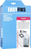 Easyfiks P14 stofzuigerzakken geschikt voor Philips - 5 stuks + 1 filter - voor Oslo en Vision series
