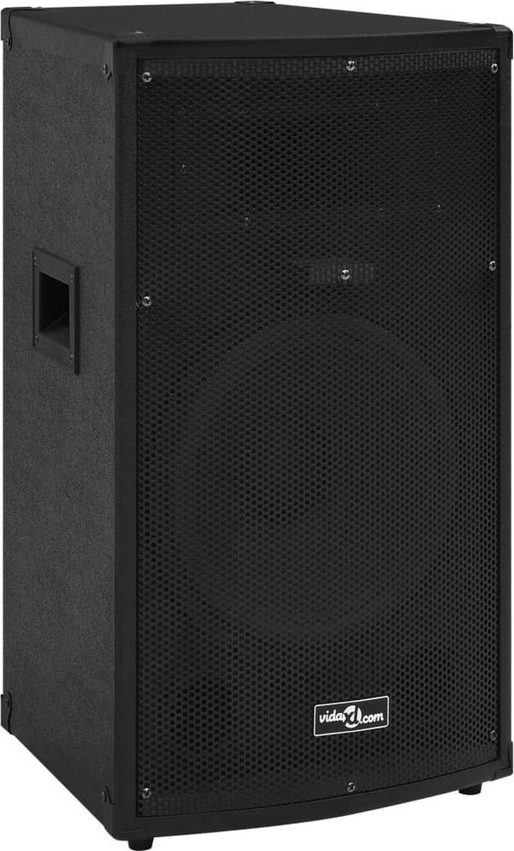 vidaXL Hifi-podiumluidspreker passief 1000 W 32x32x64 cm zwart