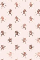 Rose Gold and Blush Composition Notebook - Small Unruled Notebook - 6x9 Blank Notebook (Softcover Journal / Notebook / Sketchbook / Diary)