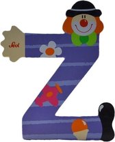 Sevi - Houten Clown letter Z - paars