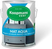 Koopmans Mat Aqua 9001 Creme Wit 750ml - waterverdunbaar - watergedragen