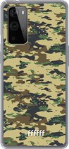 6F hoesje - geschikt voor OnePlus 9 Pro -  Transparant TPU Case - Desert Camouflage #ffffff