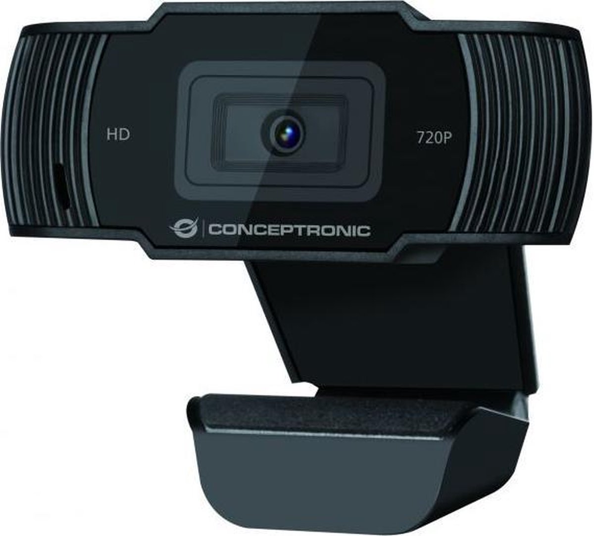 Conceptronic AMDIS 720P HD webcam met microfoon 1280 x 720 Pixels USB 2.0 Zwart