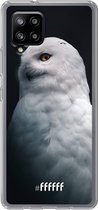 6F hoesje - geschikt voor Samsung Galaxy A42 -  Transparant TPU Case - Witte Uil #ffffff