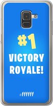 6F hoesje - geschikt voor Samsung Galaxy A8 (2018) - Transparant TPU Case - Battle Royale - Victory Royale #ffffff