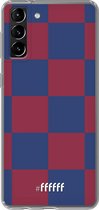 6F hoesje - geschikt voor Samsung Galaxy S21 -  Transparant TPU Case - FC Barcelona #ffffff