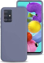 Shieldcase silicone case Samsung Galaxy A71 - lavendel grijs