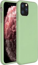 ShieldCase Silicone case geschikt voor Apple iPhone 11 Pro Max - optimale bescherming - siliconen hoesje - backcover - lichtgroen