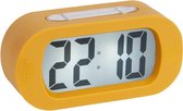 Alarm clock Gummy rubberized ochre yellow