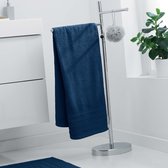 Handdoek 1 stuks 100% katoen 70x130 cm Blauw