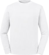 Russell Volwassenen Unisex Pure Organic Reversible Sweatshirt (Wit)