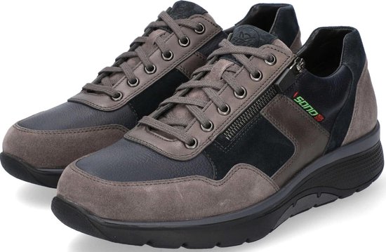Mephisto Sano Amory - heren wandelsneaker - grijs - maat 38.5 (EU) 5.5 (UK)  | bol.com