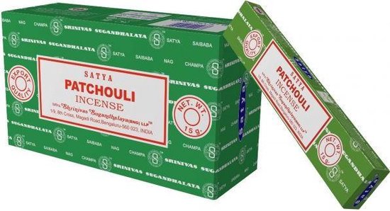 Satya - Nag Champa - Patchouli Incense - wierook stokjes - los pakje van 15 gram van Merkloos — afbeelding 2