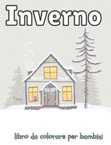 Inverno libro da colorare per bambini