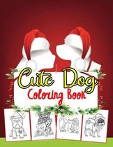 Cute Dog Coloring Book