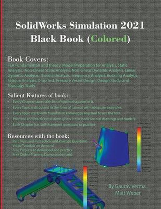 SolidWorks Simulation 2021 Black Book (Colored) - cover