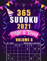 365 Sudoku 2021 Page a Day Volume 8