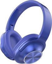 Koptelefoon - Aigi Moski - Draadloos - Bluetooth - On Ear - Blauw - BES LED