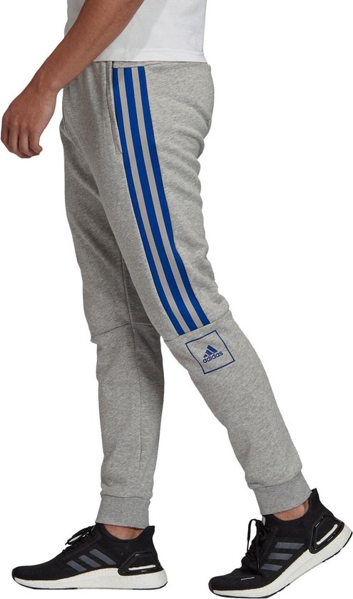 Adidas M 3S Tape Pants FS4321 - Lichtgrijze Heren Jogging Broek - Maat XXL  | bol.com