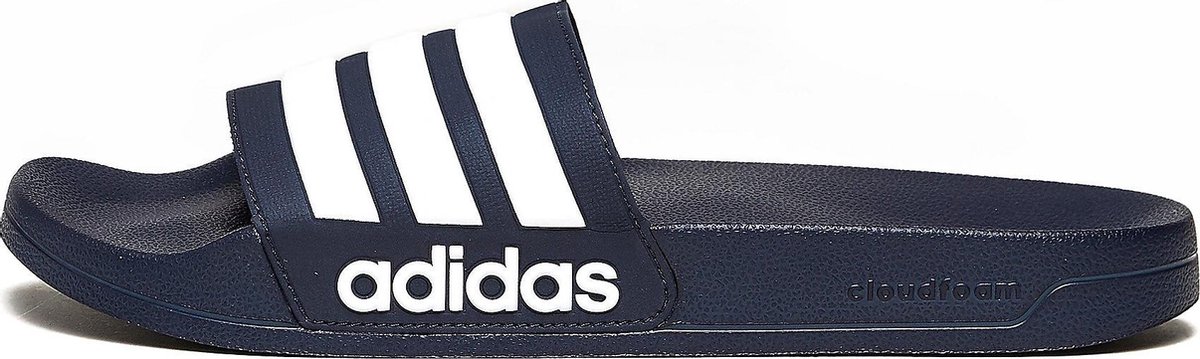 adidas Adilette Shower Heren Slippers - Collegiate Navy/Cloud White/Collegiate Navy - Maat 43