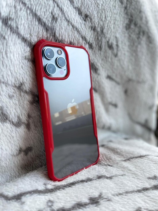 Iphone 12 Back case Rood