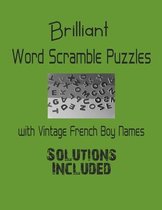 Brilliant Word Scramble Puzzles with Vintage French Boy Names - Solutions included