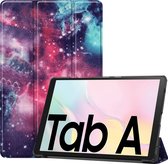 iMoshion Tablet Hoes Geschikt voor Samsung Galaxy Tab A7 - iMoshion Design Trifold Bookcase - Meerkleurig /Space