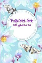 Password book with Alphabetical tabs