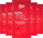 Etos Condooms - Extra dun - 60 stuks (5 x 12 stuks)
