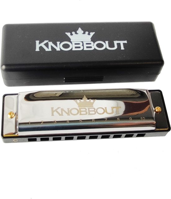 Foto: Wk knobbout mondharmonica s diatonisch instrument met 20 tonen mondharmonica c mondharmonica voor volwassenen en kinderen professionele studie standaardbereik c toon zilver