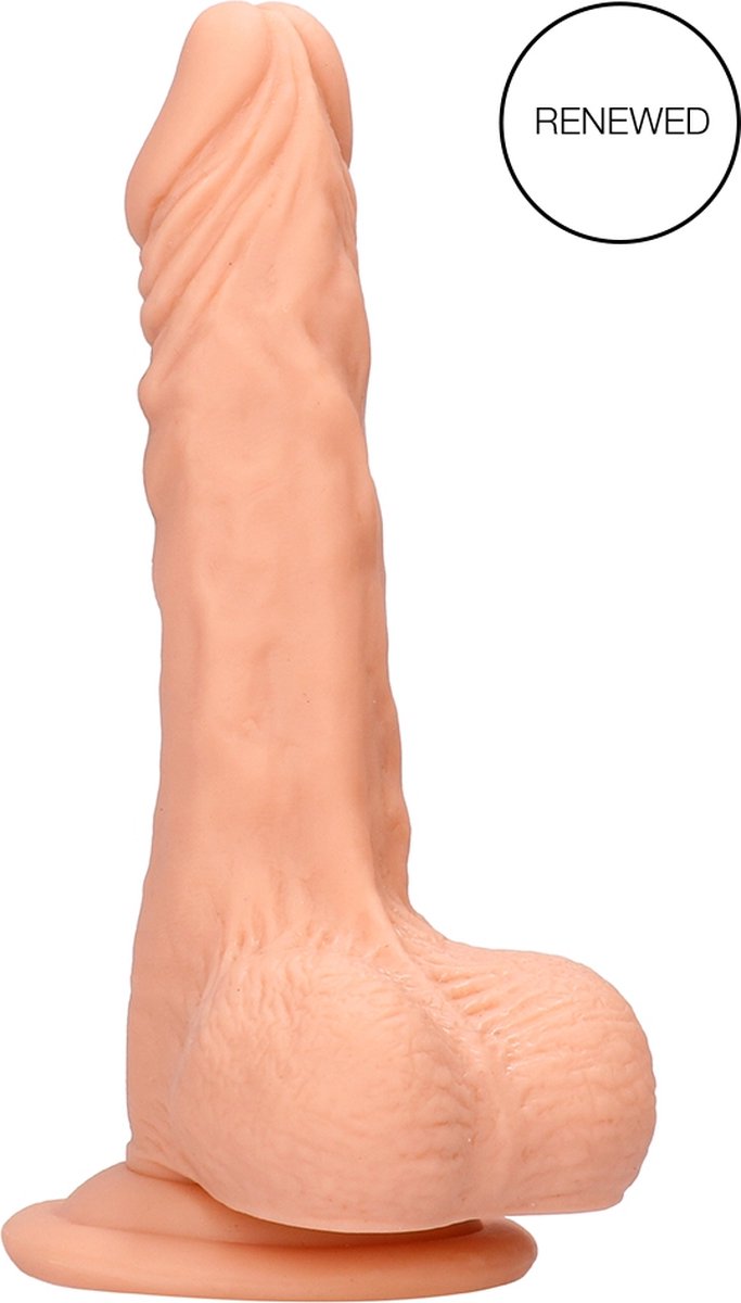 Dong with testicles 7'' - Flesh