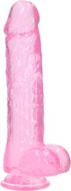 10" / 25,4 cm Realistic Dildo With Balls - Pink