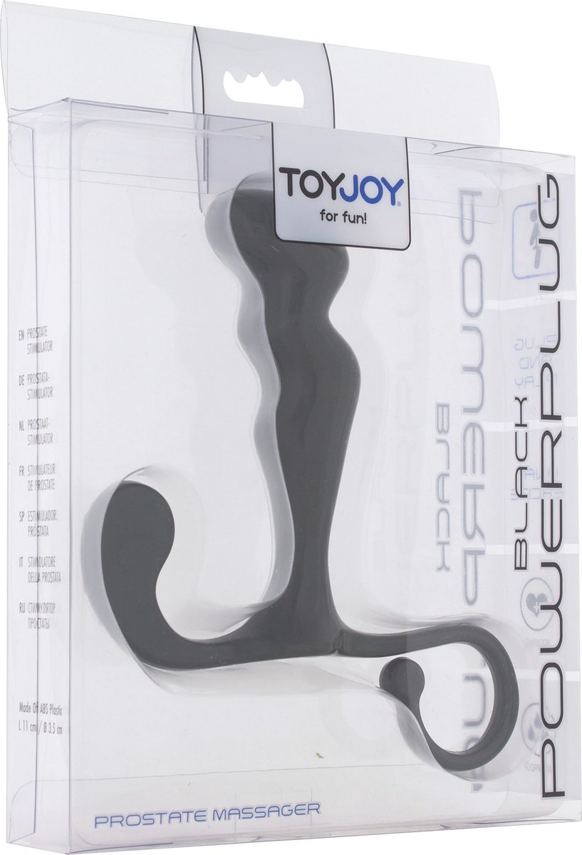 Goedkoopste ToyJoy Power Plug - Prostaat Massager - Zwart - Ø 35 mm