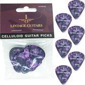 6 Stuks Plectrum Set - 1.50 Plectrum - Celluloid Guitar Picks - Lintage Guitars®