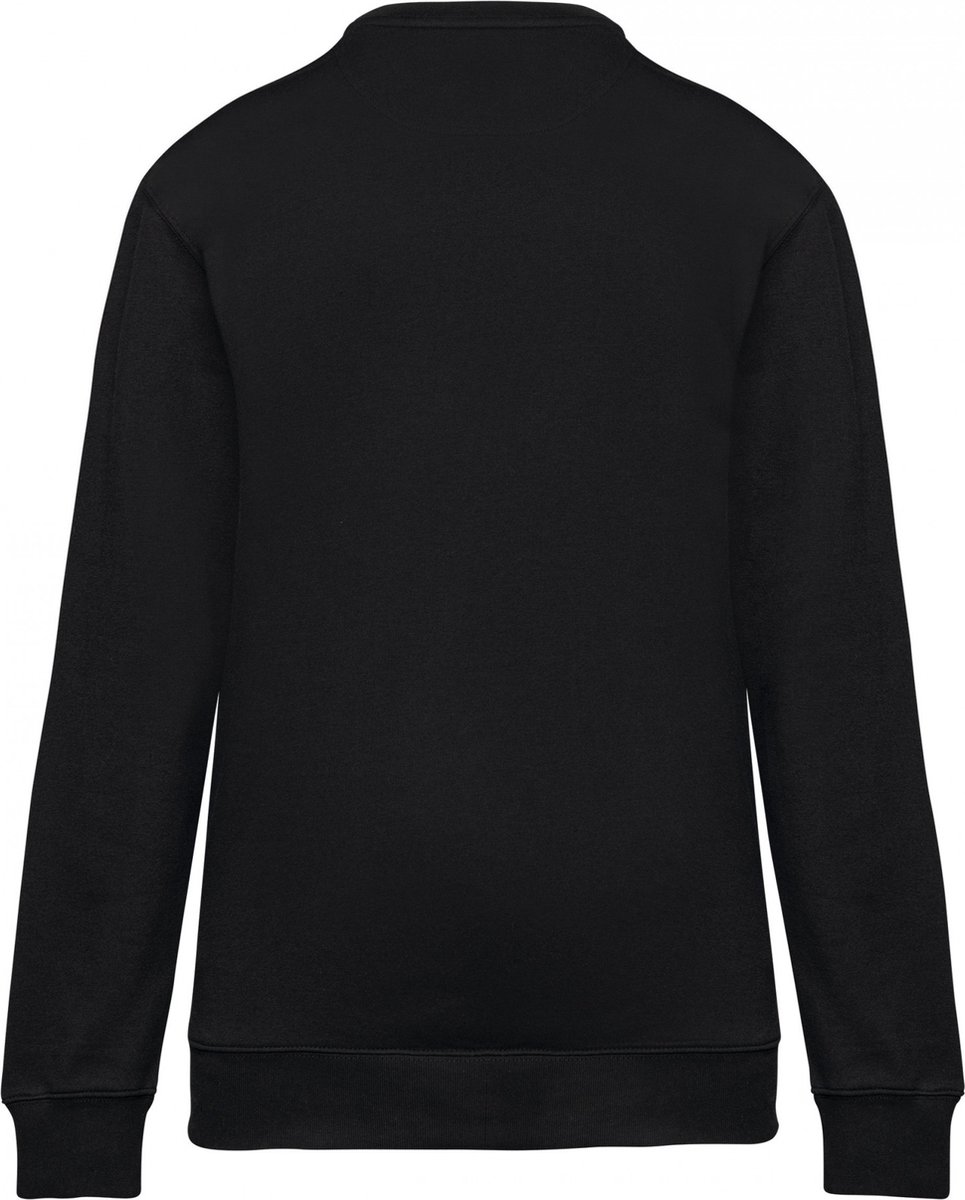 WK. Designed To Work Day To Day unisex sweater met zip contrasterende zak WK403 - Black / Orange - XXL