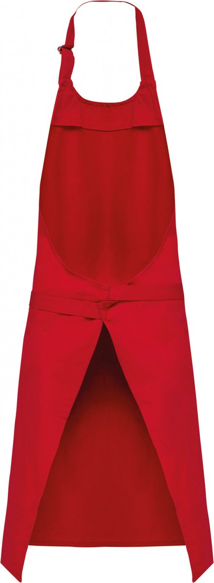Schort/Tuniek/Werkblouse Unisex One Size Kariban Red 100% Katoen