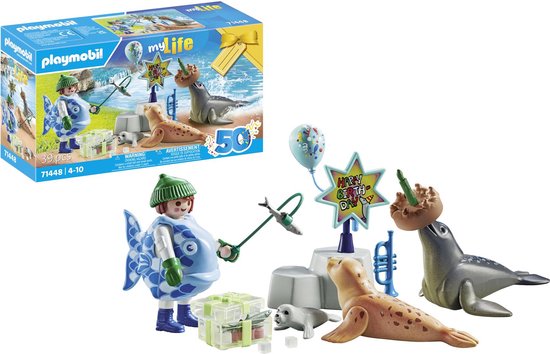 PLAYMOBIL Ma Life Nourrir les Animaux - 71448