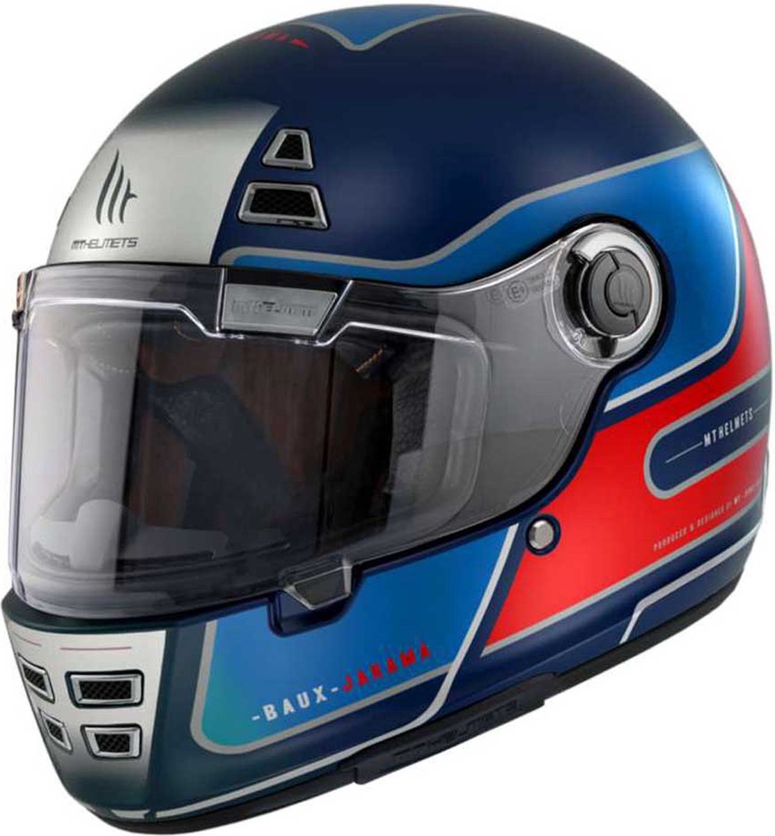 Mt Helmets Jarama Baux Volledige Gezicht Helm Blauw L