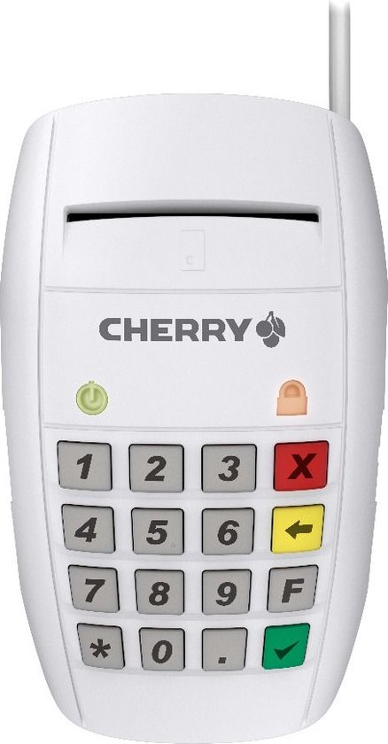 Foto: Cherry smart terminal st 2100 lecteur de carte puce usb de haute qualit saisie s curis e du code pin