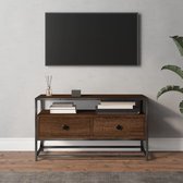 vidaXL TV-meubel XY - TV-meubel - 80 x 35 x 45 cm - Bruineiken - Kast