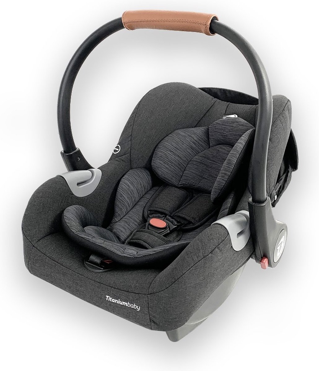 Novi Baby® 0+ Premium Autostoel - Grijs - Inclusief uitneembaar verkleinkussentje