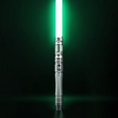 Premium Lightsaber “Acolyte” - KenJo Sabers - Oplaadbaar Lichtzwaard - Light Saber Replica - Zilverkleurig Alluminium Handvat - Alle Kleuren 12 Watt (RGB) - 10 Geluidstypes