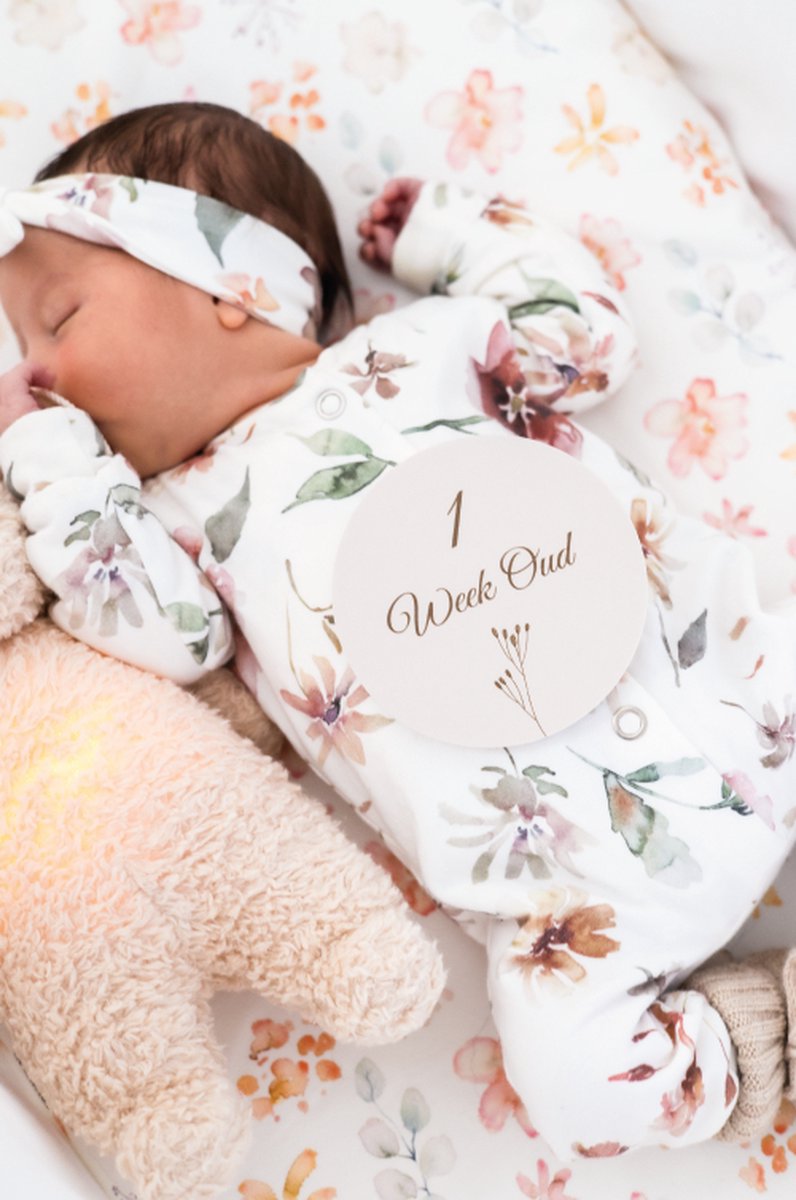 Goedkoopste Mijlpaalkaarten baby - Mijlpaalcirkels - Newborn - Milestone kaarten - Baby - Zwanger - Geboorte cirkels