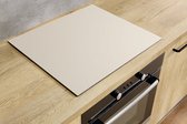 Inductiebeschermer - Crème Wit - 78x52 cm - Inductiebeschermer - Inductie Afdekplaat Kookplaat - Inductie Mat - Anti-Slip - Keuken Decoratie - Keuken Accessoires